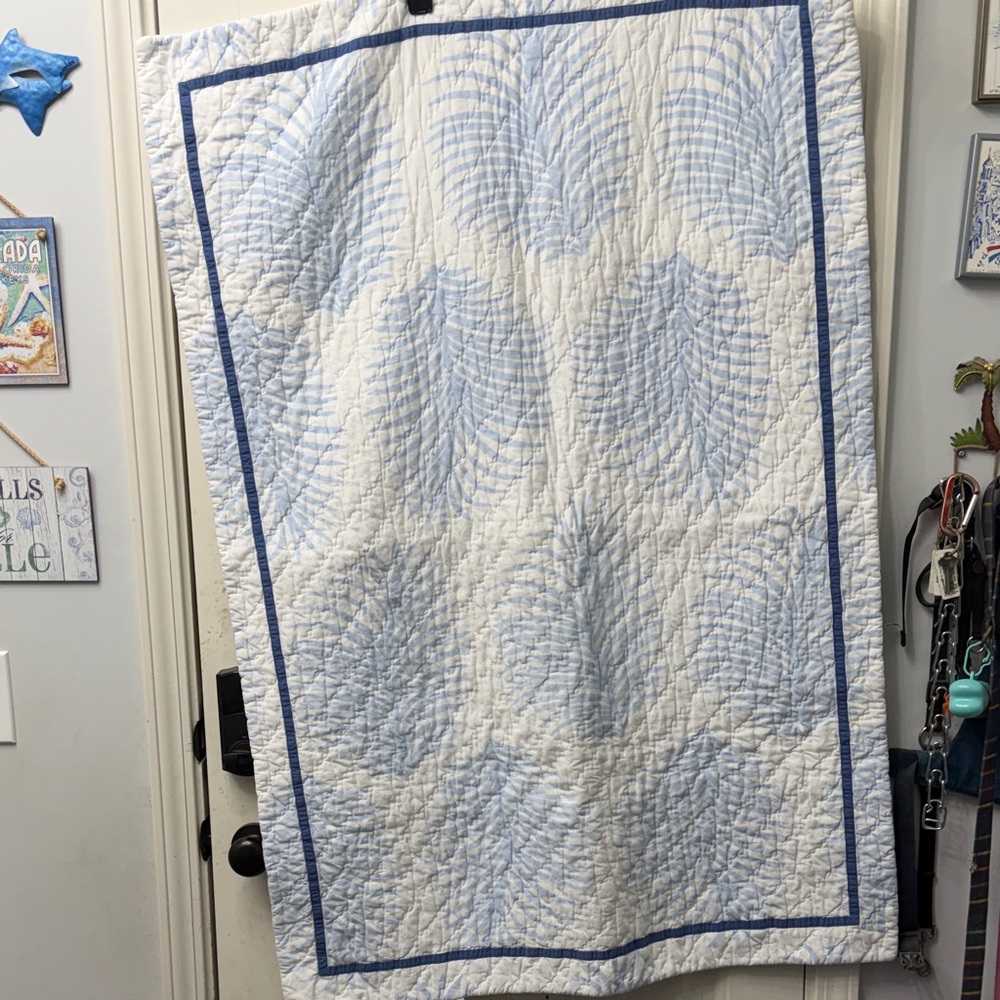 Pottery barn baby quilt